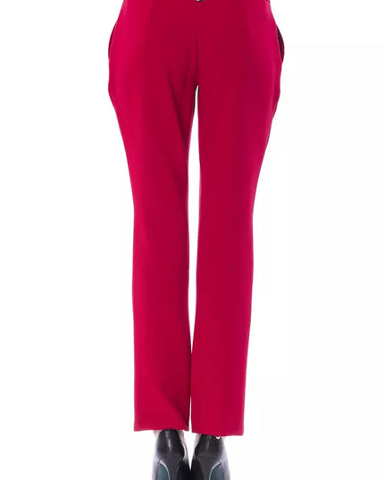 BYBLOS Fuchsia Polyester Women Pant