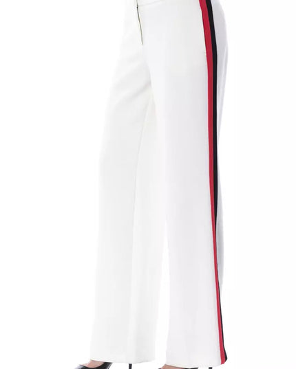 BYBLOS White Polyester Women Pant
