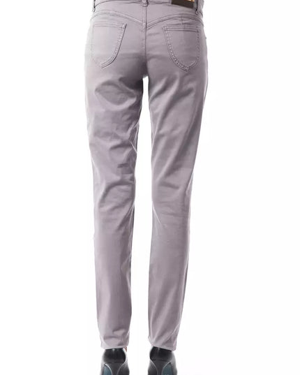 BYBLOS Gray Cotton Women's Pant
