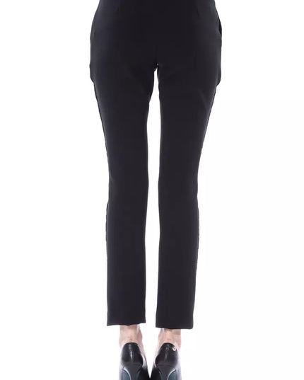 BYBLOS Black Marabou Women's Pants