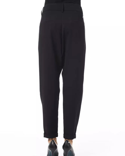 BYBLOS Black Polyester Women Pants