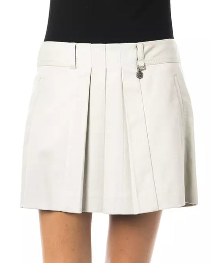 BYBLOS Gray Cotton Women Skirt