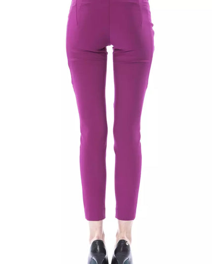 BYBLOS Purple Polyester Women Pants