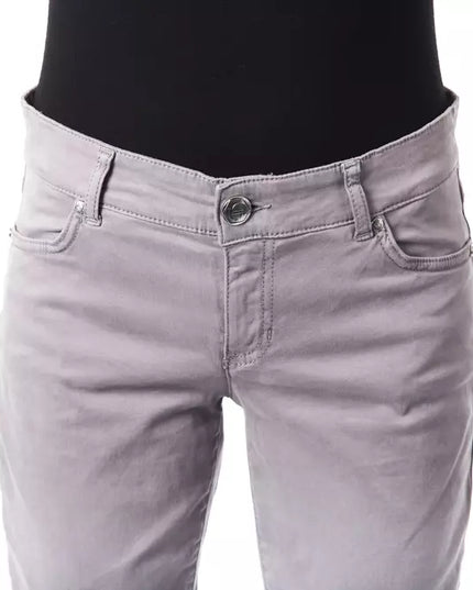 BYBLOS Gray Cotton Women's Pant