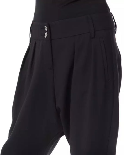 BYBLOS Black Polyester Women Pants