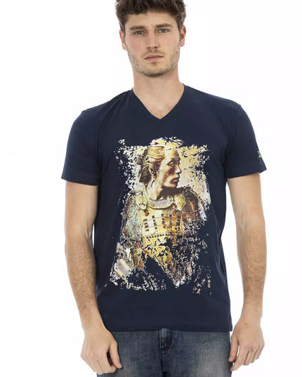 Trussardi Action Blue Cotton Men's T-Shirt