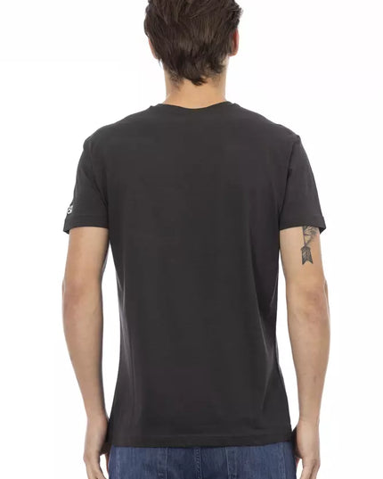 Trussardi Action Black Cotton Men's T-Shirt
