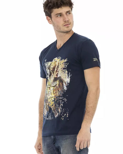 Trussardi Action Blue Cotton Men's T-Shirt