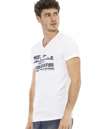 Trussardi Action White Cotton Men's T-Shirt