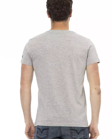 Trussardi Action Gray Cotton Men's T-Shirt