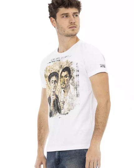 Trussardi Action White Cotton Men's T-Shirt