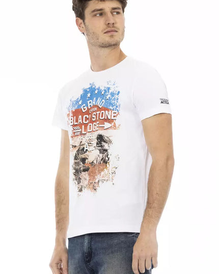 Trussardi Action White Cotton Men's T-Shirt