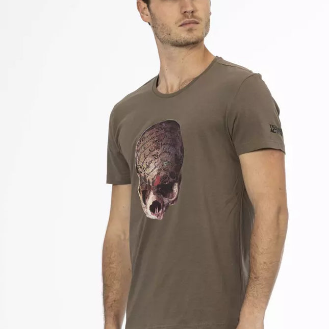 Trussardi Action Brown Cotton Men's T-Shirt