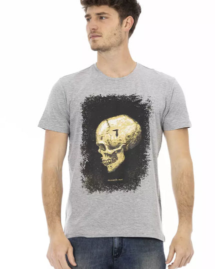 Trussardi Action Gray Cotton Men's T-Shirt