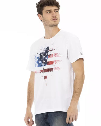 Trussardi Action White Cotton Men's T-Shirt