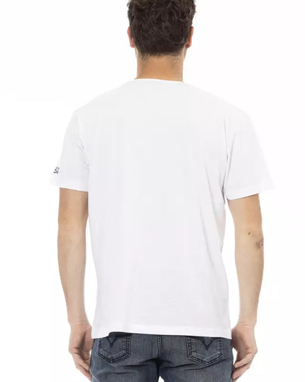 Trussardi Action White Cotton Men's T-Shirt