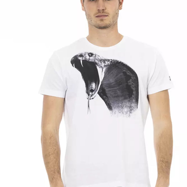 Trussardi Action White Cotton Men's T-Shirt