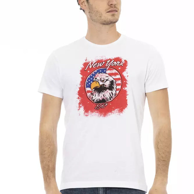 Trussardi Action White Cotton Men's T-Shirt