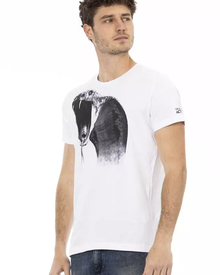 Trussardi Action White Cotton Men's T-Shirt