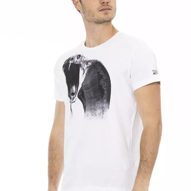 Trussardi Action White Cotton Men's T-Shirt