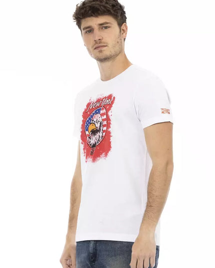 Trussardi Action White Cotton Men's T-Shirt