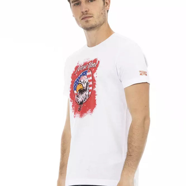 Trussardi Action White Cotton Men's T-Shirt