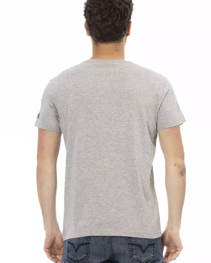 Trussardi Action Gray Cotton Men's T-Shirt