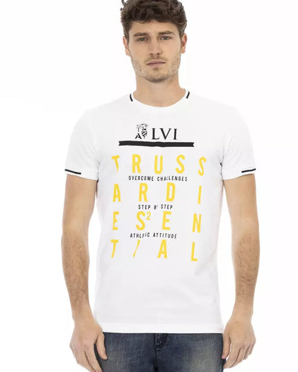 Trussardi Action White Cotton Men's T-Shirt