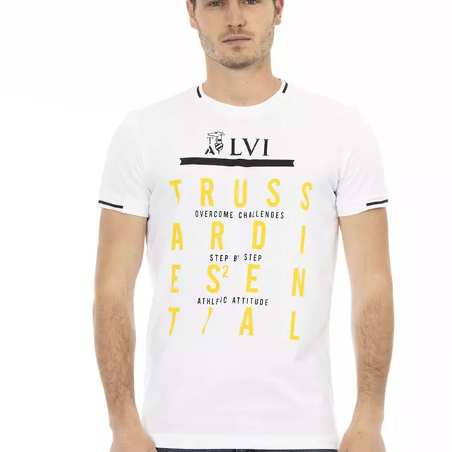 Trussardi Action White Cotton Men's T-Shirt