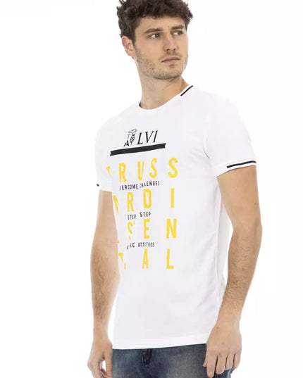 Trussardi Action White Cotton Men's T-Shirt