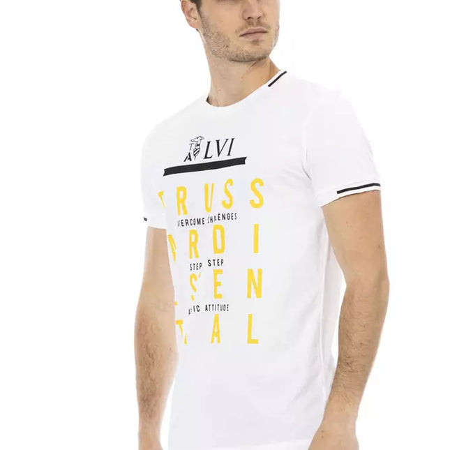 Trussardi Action White Cotton Men's T-Shirt