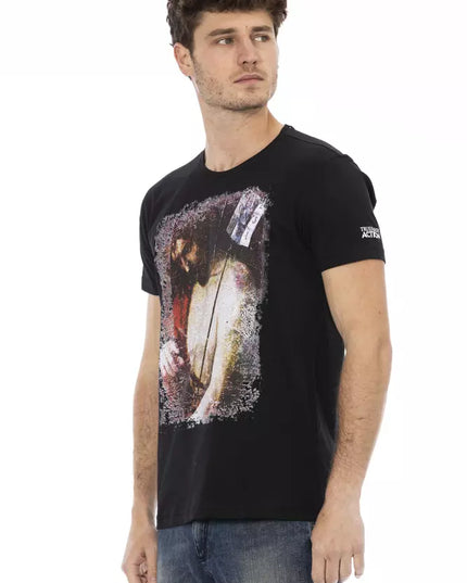 Trussardi Action Black Cotton Men's T-Shirt