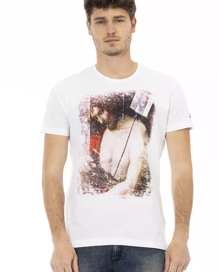 Trussardi Action White Cotton Men's T-Shirt