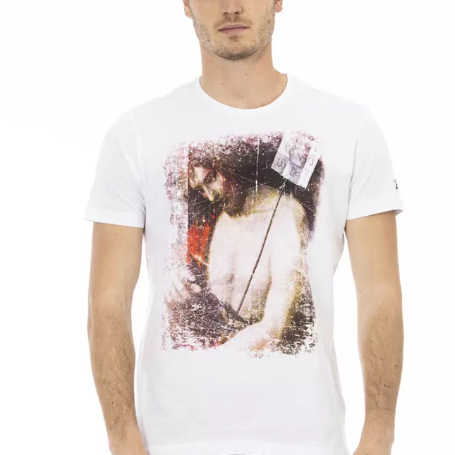 Trussardi Action White Cotton Men's T-Shirt