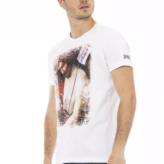 Trussardi Action White Cotton Men's T-Shirt