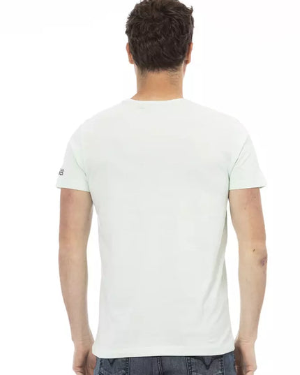 Trussardi Action "Light Blue Cotton Men's T-Shirt"