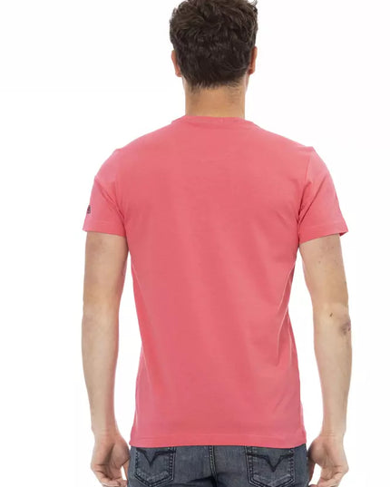 Trussardi Action Multicolor Cotton Men T-Shirt