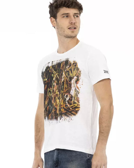 Trussardi Action White Cotton Men's T-Shirt