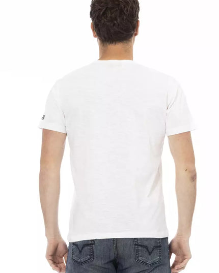 Trussardi Action White Cotton Men's T-Shirt