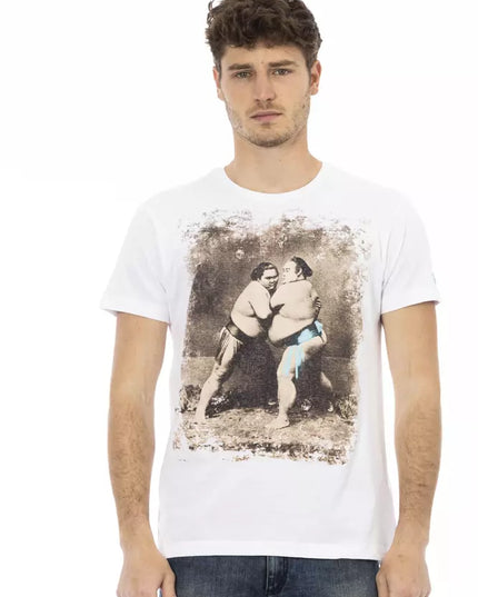 Trussardi Action White Cotton Men's T-Shirt