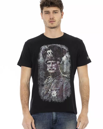 Trussardi Action Black Cotton Men's T-Shirt