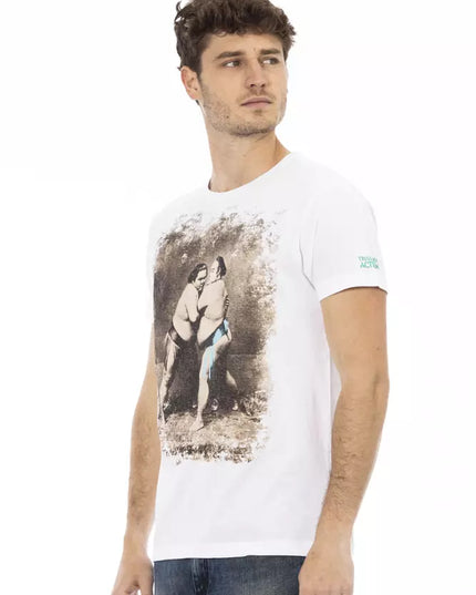 Trussardi Action White Cotton Men's T-Shirt