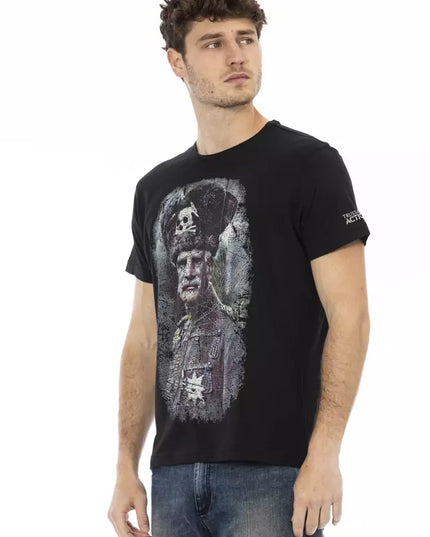 Trussardi Action Black Cotton Men's T-Shirt