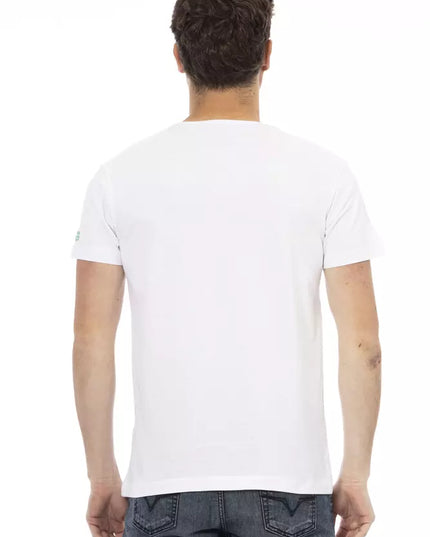Trussardi Action White Cotton Men's T-Shirt