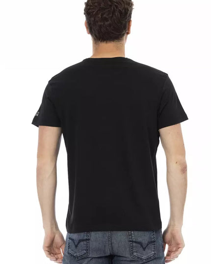 Trussardi Action Black Cotton Men's T-Shirt