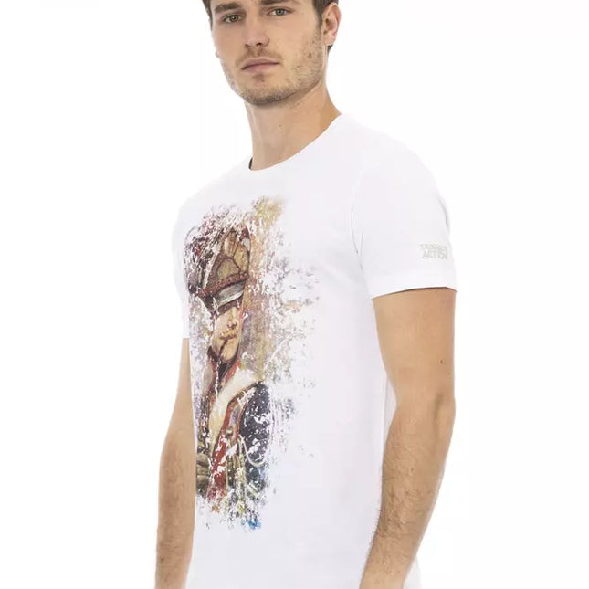 Trussardi Action White Cotton Men's T-Shirt