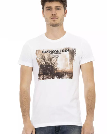 Trussardi Action White Cotton Men's T-Shirt