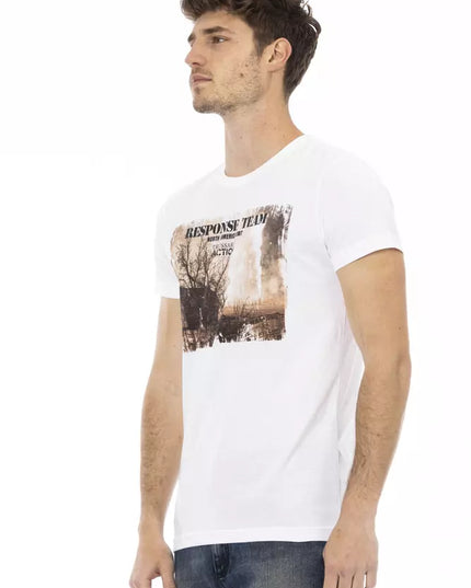 Trussardi Action White Cotton Men's T-Shirt
