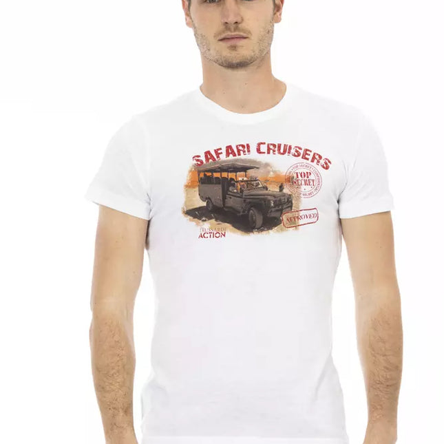 Trussardi Action White Cotton Men's T-Shirt