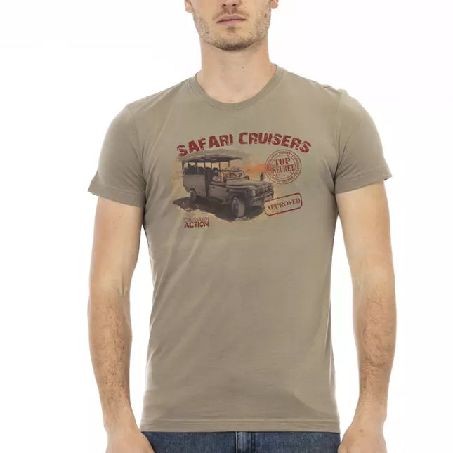 Trussardi Action Green Cotton Men's T-Shirt